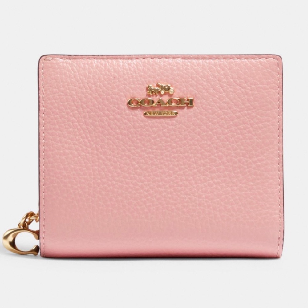 Authentic Coach NWT Snap Wallet in Pink Leather